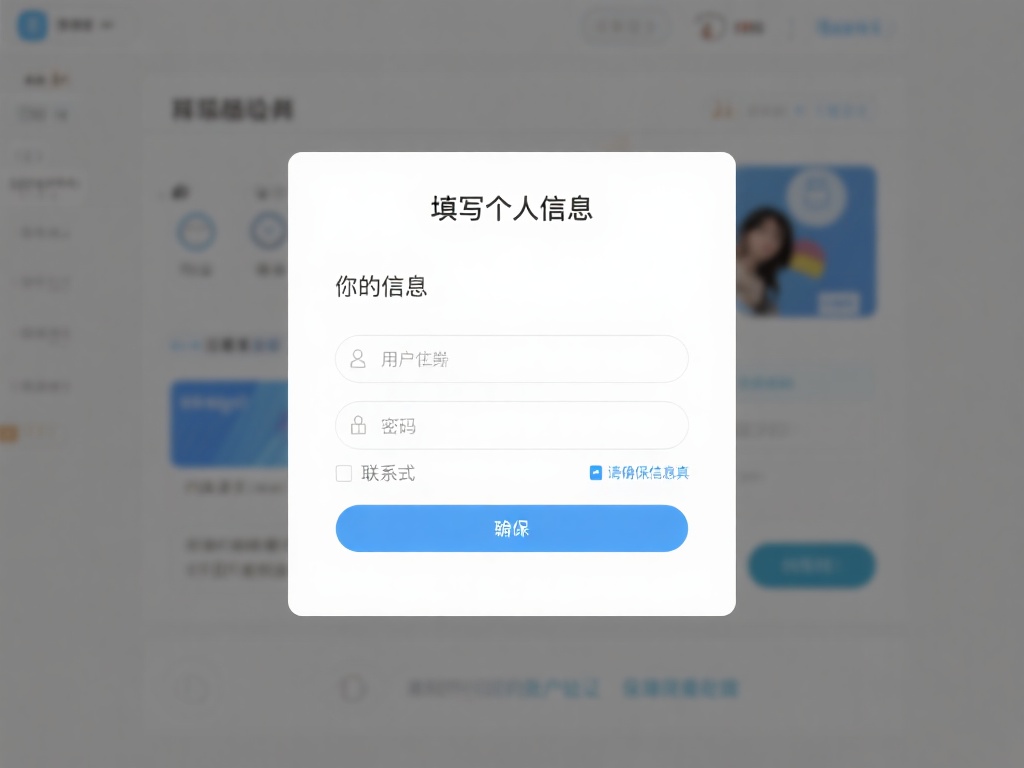 填写个人信息：按照提示输入你的基本信息，包括用户名